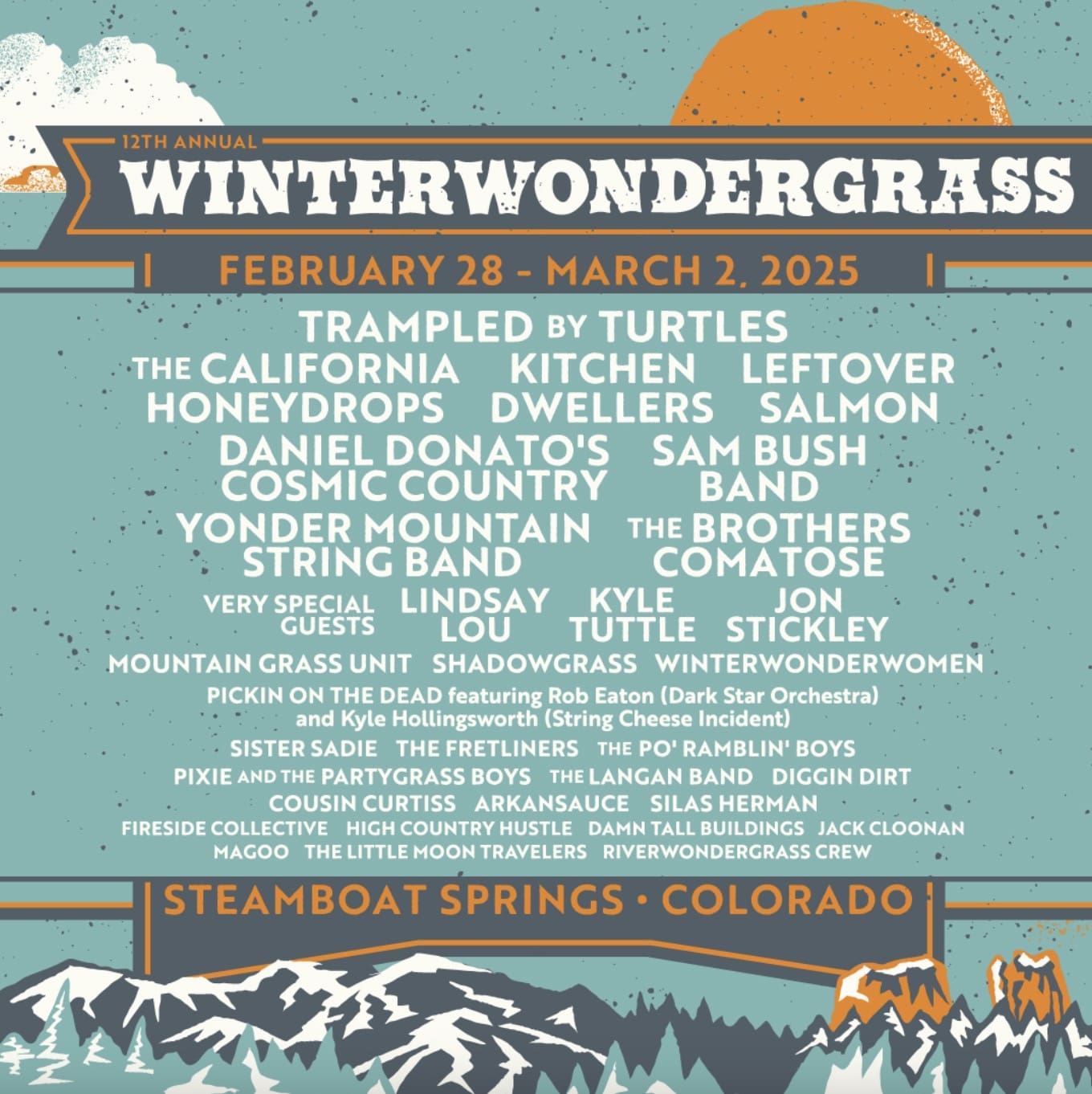 2025 Steamboat WinterWonderGrass lineup.